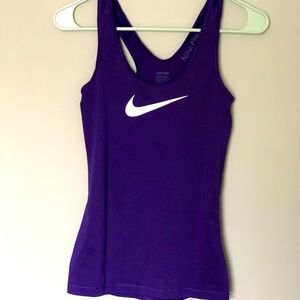 nike pro racer back tank top